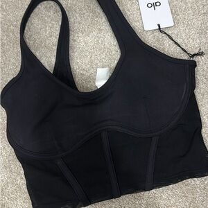 ALO Yoga Black Women's mesh top